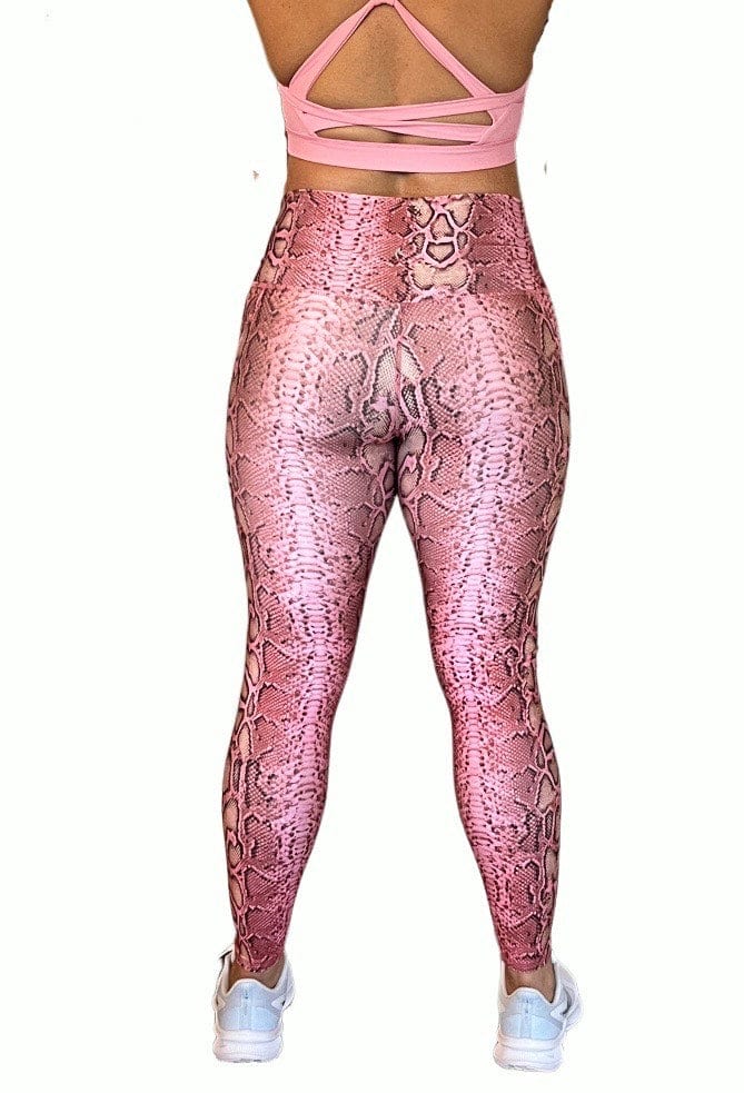 Oh So Ssssasssy! Pink Snake Pocket Legging – NoorFit