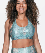 Flexy Metallic Blue Bra - FINAL SALE