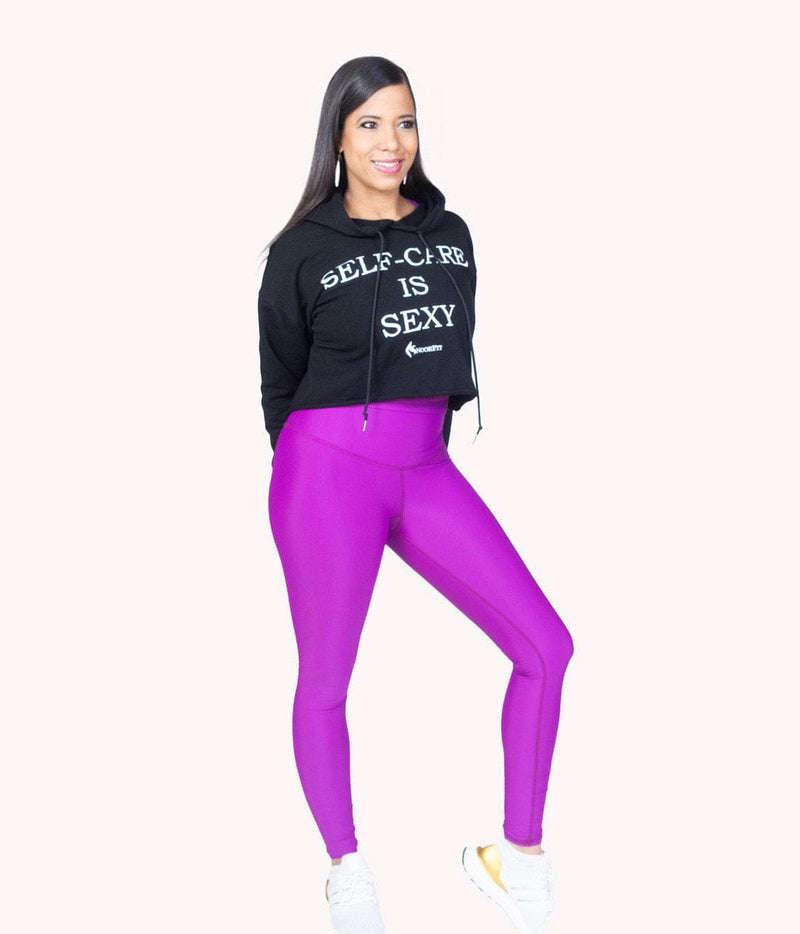 Self-Care Is Sexy Crop Hoodie